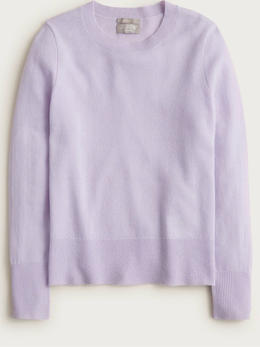 J. Crew Lavender Crewneck Sweater